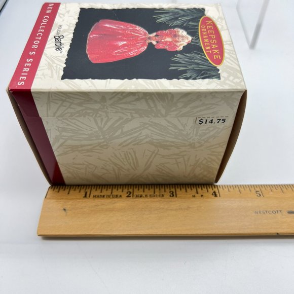 Barbie Hallmark Keepsake Ornament Holiday #1 In Series New Collector Series 1993 - Picture 8 of 8